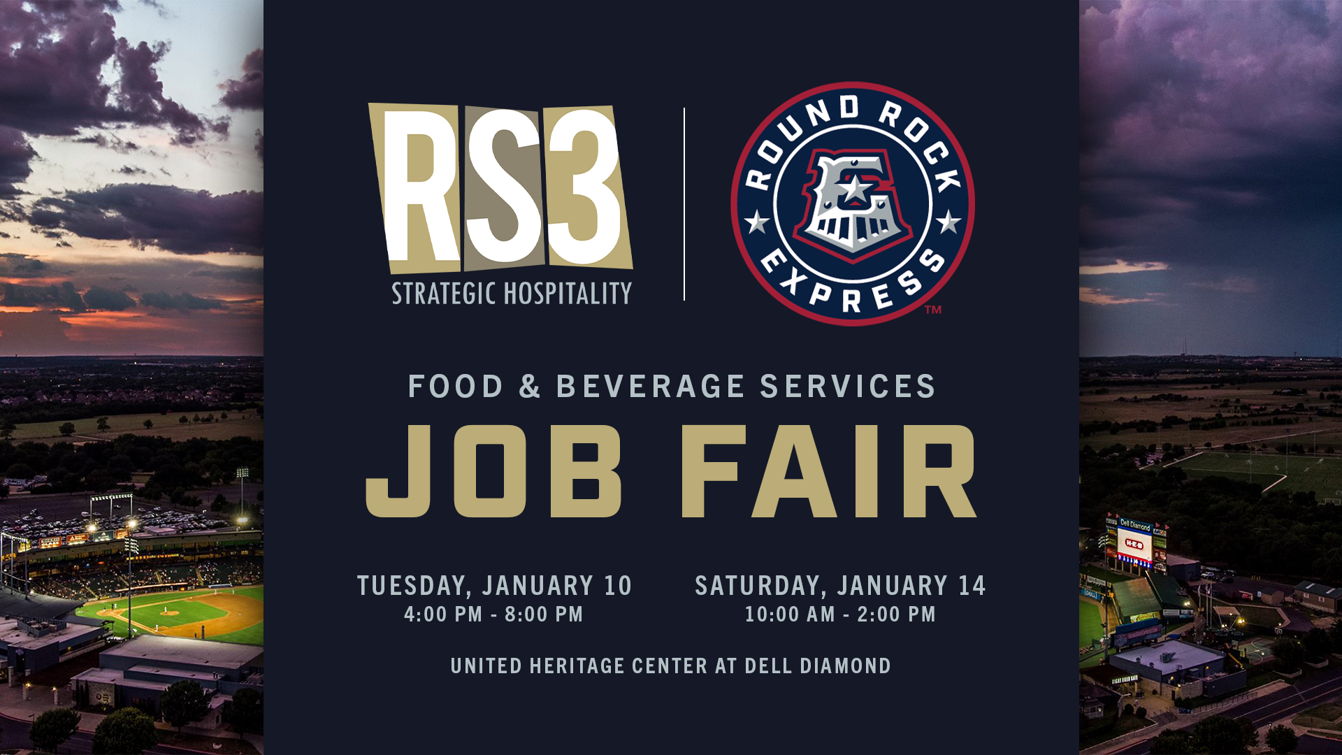 RS3 Strategic Hospitality to Host Job Fair at Dell Diamond