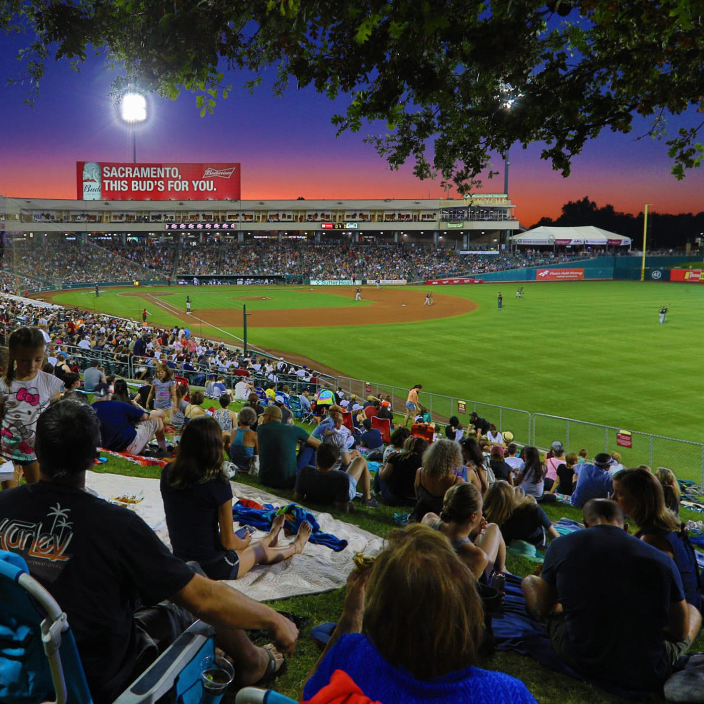 Crowd at Sutter Health Baseball Park